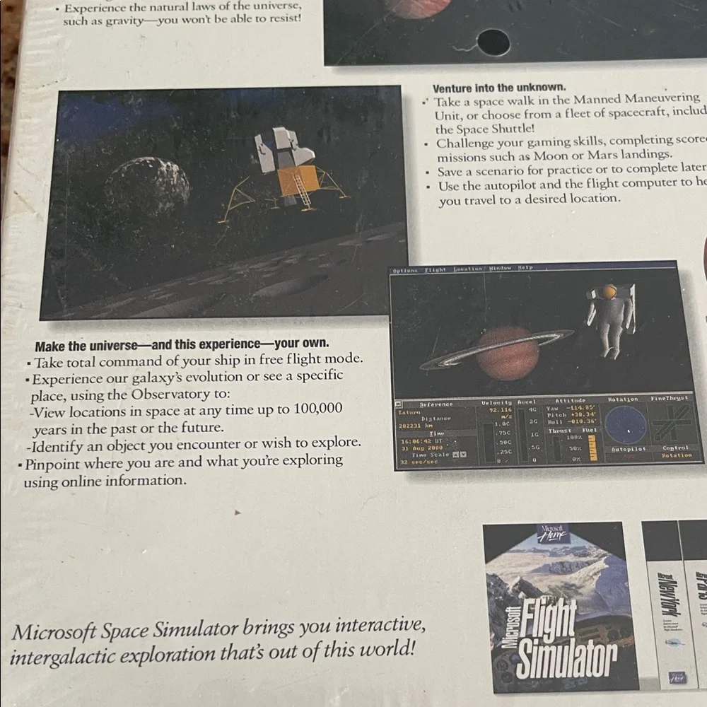 Microsoft Space Simulator - Dark Blue Edition